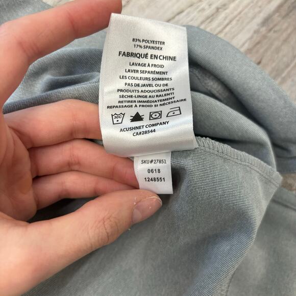 FJ Footjoy Battle of Ohio Cup MLB Light Gray Mint Green Mens XL 1/2 Zip Pullover - Picture 9 of 9